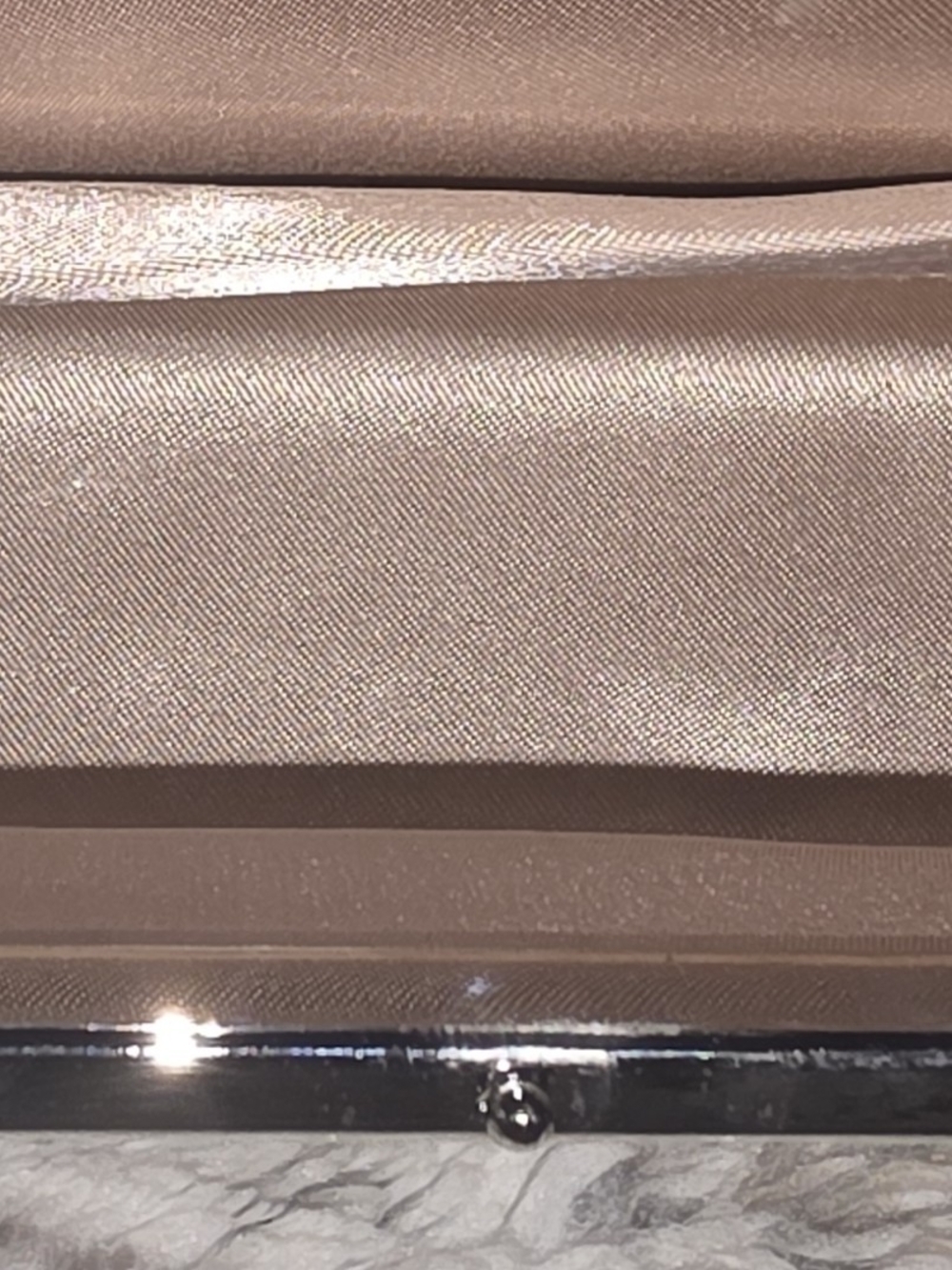 Elegant Textured Metallic Gold Clutch with Chain Strap - Picture 2 of 5